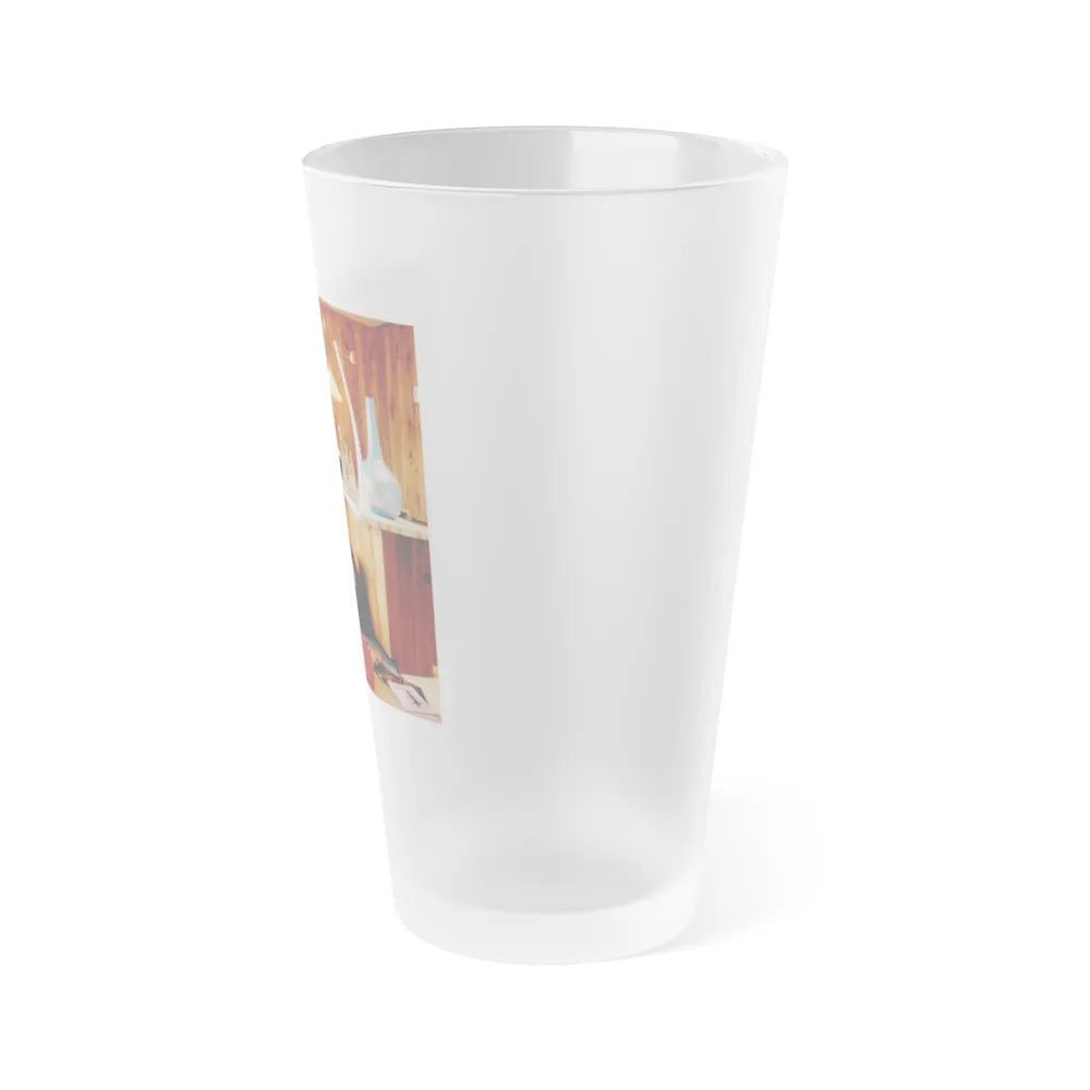 Eve Meyer #40 (Vintage Female Icon) Frosted Pint Glass 16oz-Go Mug Yourself