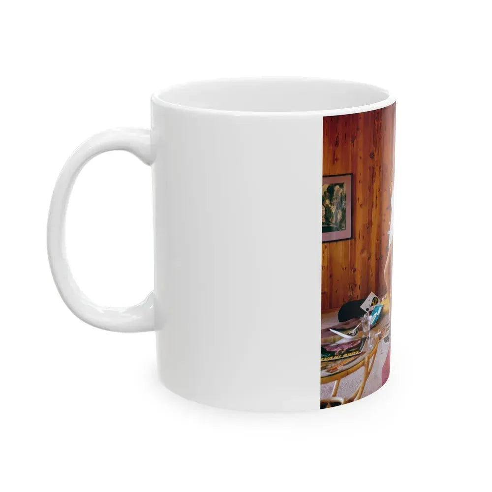 Eve Meyer #40 (Vintage Female Icon) White Coffee Mug - Go Mug Yourself