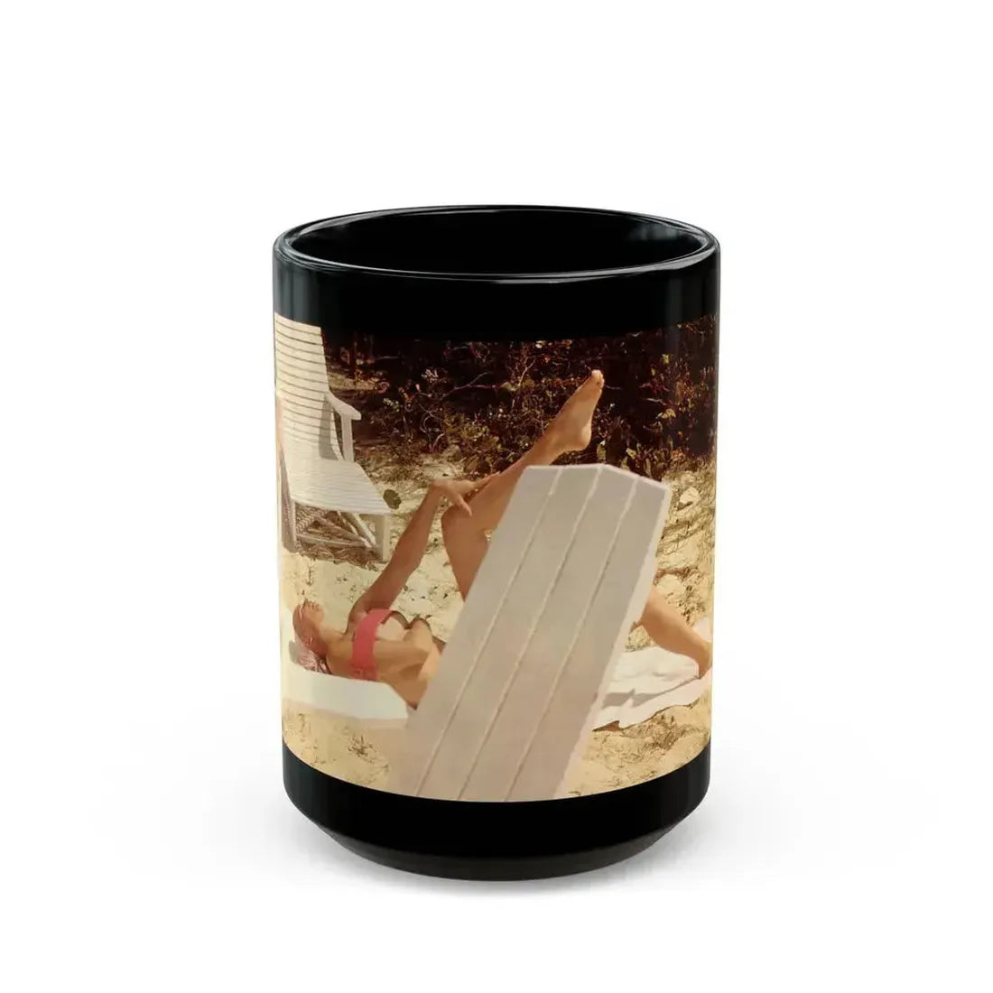 Eve Meyer #41 (Vintage Female Icon) Black Coffee Mug 15oz - Go Mug Yourself