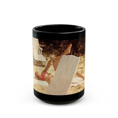 Eve Meyer #41 (Vintage Female Icon) Black Coffee Mug 15oz - Go Mug Yourself