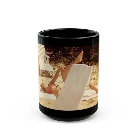 Eve Meyer #41 (Vintage Female Icon) Black Coffee Mug 15oz - Go Mug Yourself