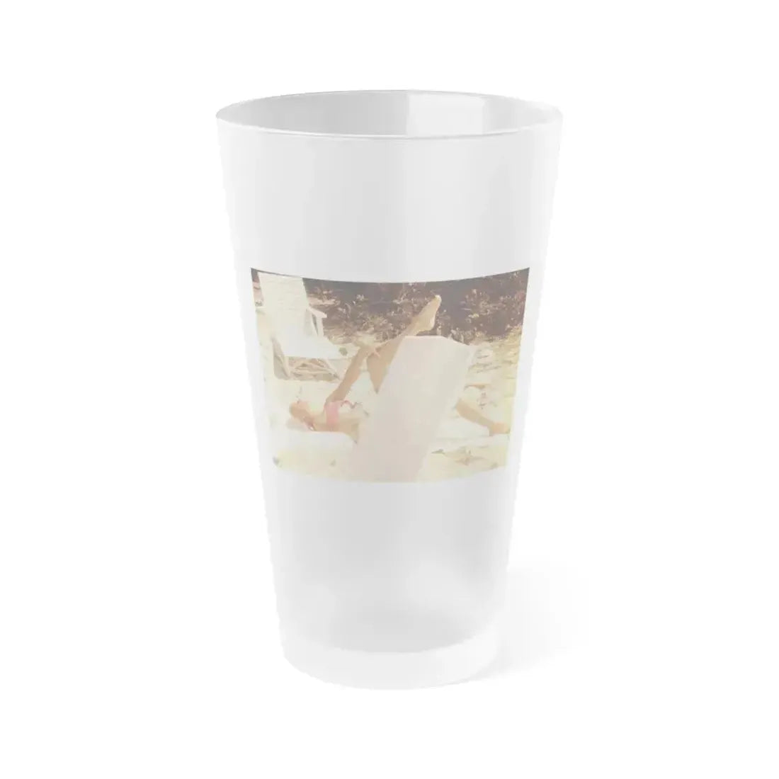 Eve Meyer #41 (Vintage Female Icon) Frosted Pint Glass 16oz 16oz Frosted - Go Mug Yourself