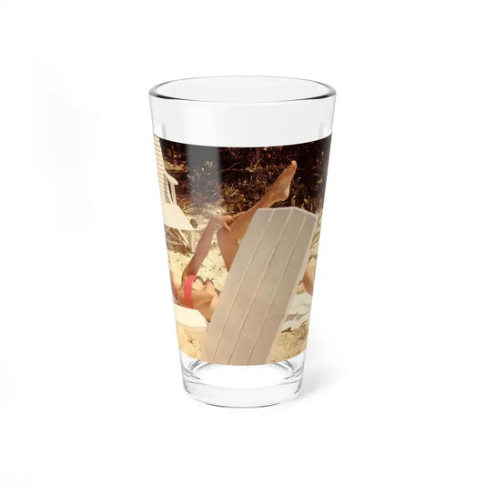 Eve Meyer #41 (Vintage Female Icon) Pint Glass 16oz 16oz - Go Mug Yourself