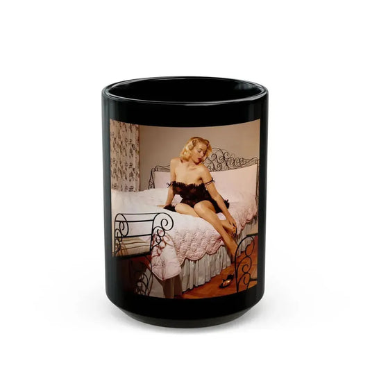 Eve Meyer #43 (Vintage Female Icon) Black Coffee Mug 15oz - Go Mug Yourself