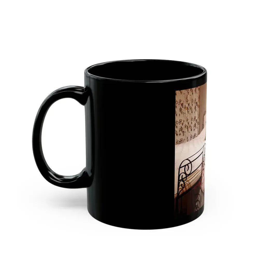 Eve Meyer #43 (Vintage Female Icon) Black Coffee Mug - Go Mug Yourself