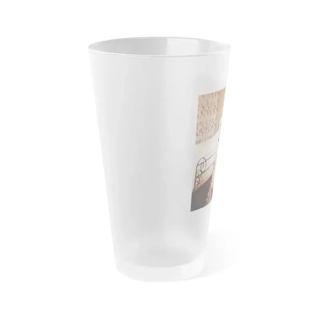 Eve Meyer #43 (Vintage Female Icon) Frosted Pint Glass 16oz - Go Mug Yourself