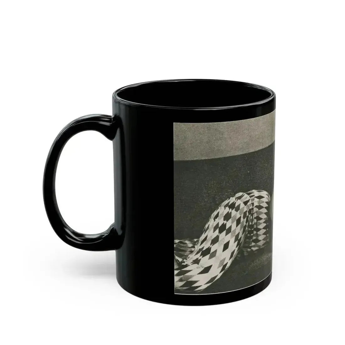 Eve Meyer #44 (Vintage Female Icon) Black Coffee Mug - Go Mug Yourself