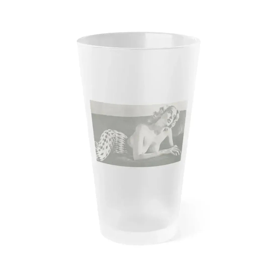 Eve Meyer #44 (Vintage Female Icon) Frosted Pint Glass 16oz 16oz Frosted - Go Mug Yourself