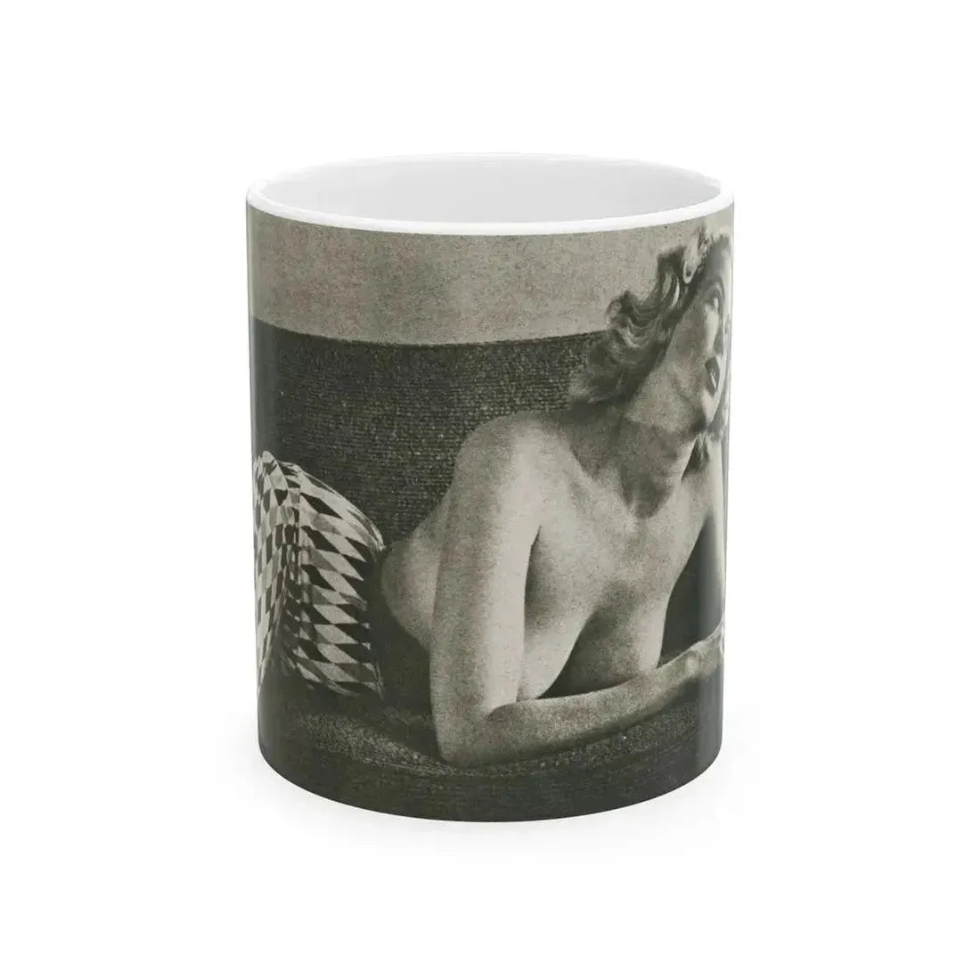 Eve Meyer #44 (Vintage Female Icon) White Coffee Mug 11oz - Go Mug Yourself