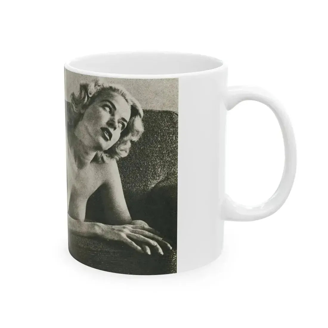 Eve Meyer #44 (Vintage Female Icon) White Coffee Mug - Go Mug Yourself