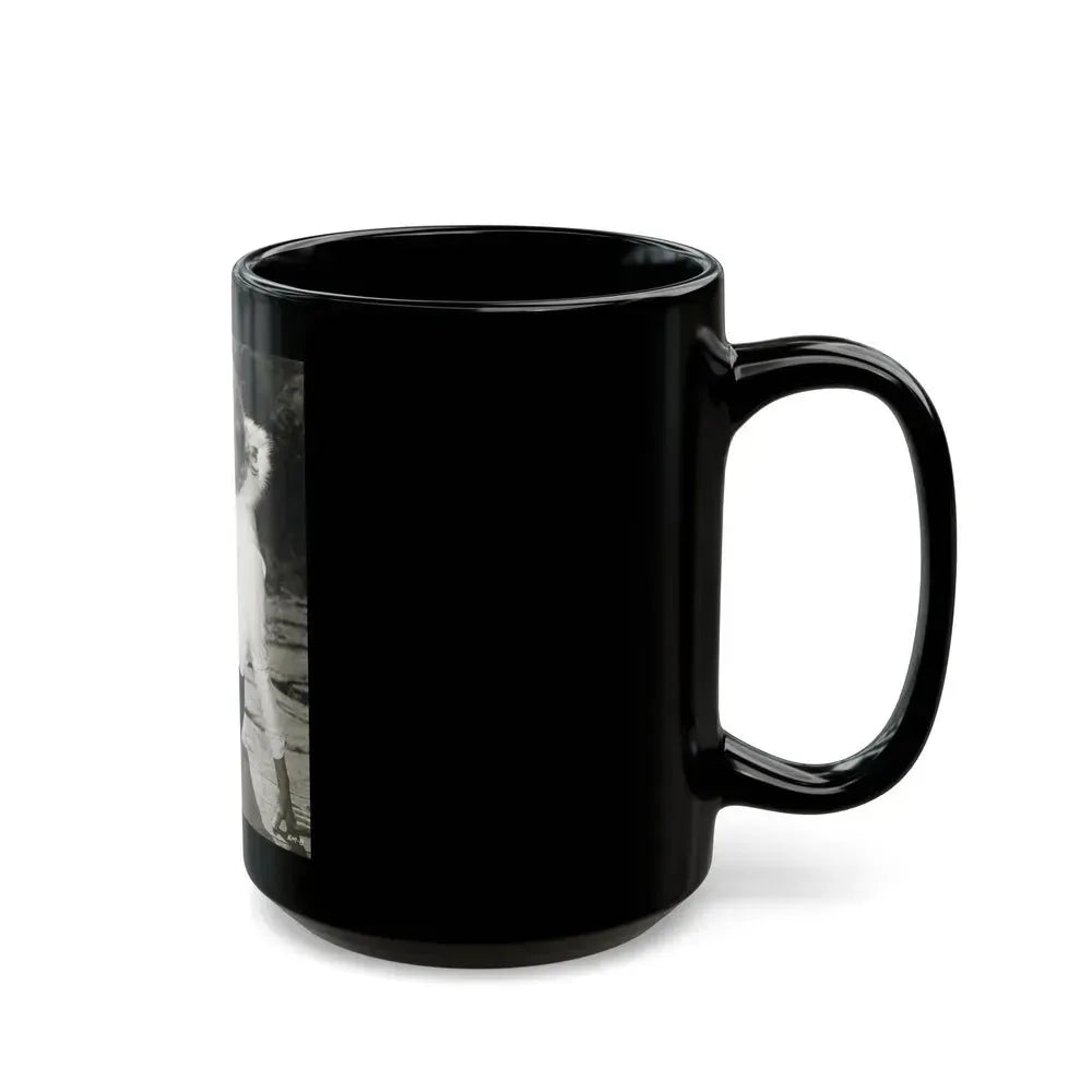 Eve Meyer #45 (Vintage Female Icon) Black Coffee Mug - Go Mug Yourself