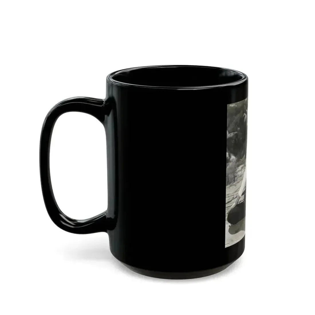 Eve Meyer #45 (Vintage Female Icon) Black Coffee Mug - Go Mug Yourself