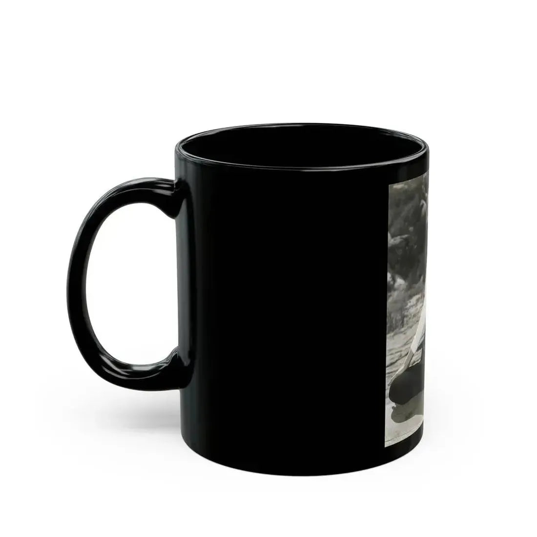 Eve Meyer #45 (Vintage Female Icon) Black Coffee Mug - Go Mug Yourself
