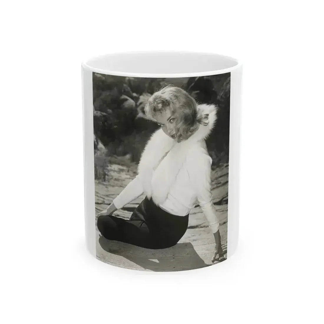 Eve Meyer #45 (Vintage Female Icon) White Coffee Mug 11oz - Go Mug Yourself
