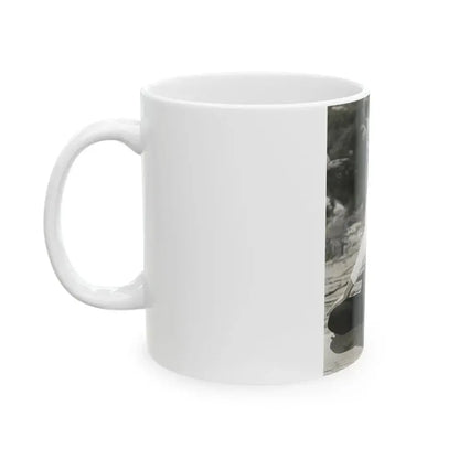 Eve Meyer #45 (Vintage Female Icon) White Coffee Mug - Go Mug Yourself