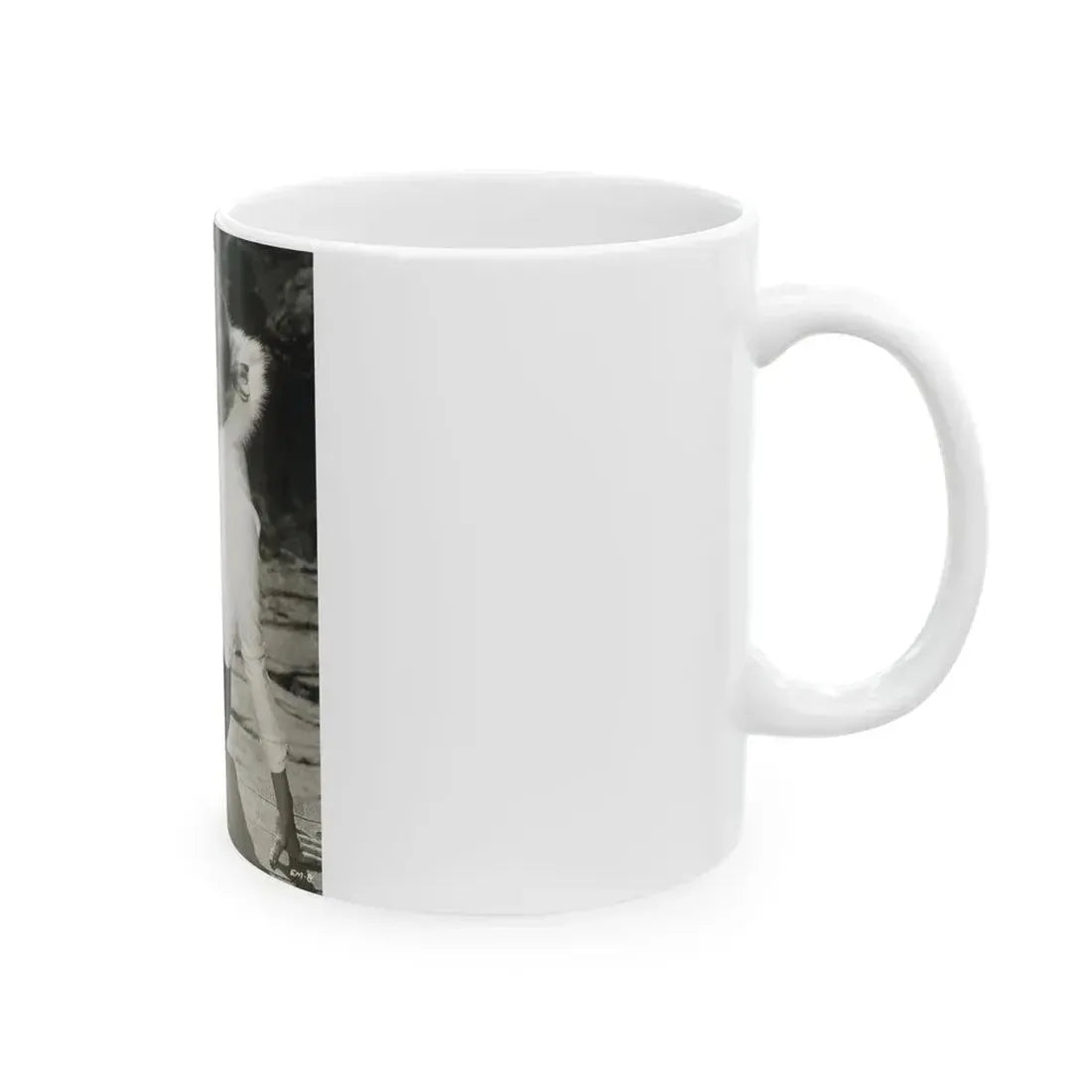 Eve Meyer #45 (Vintage Female Icon) White Coffee Mug - Go Mug Yourself