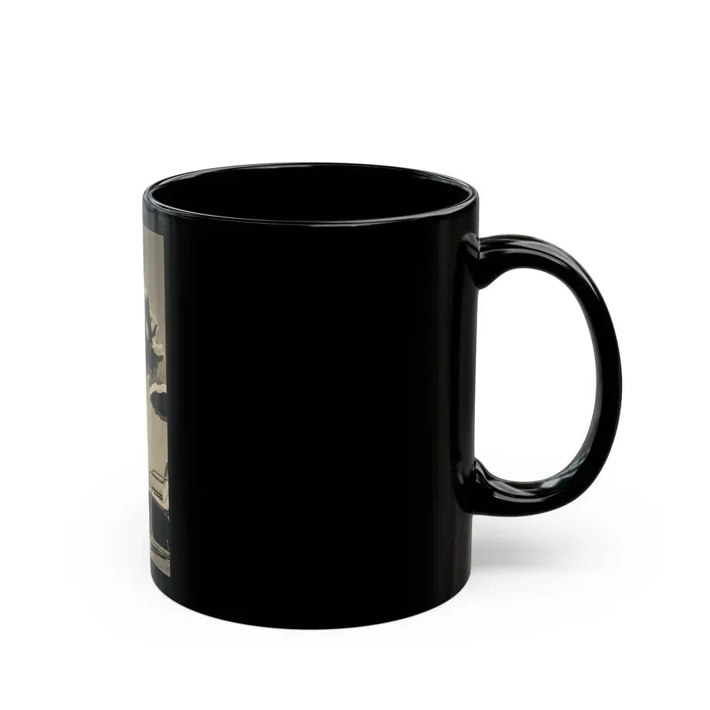 Eve Meyer #48 (Vintage Female Icon) Black Coffee Mug - Go Mug Yourself
