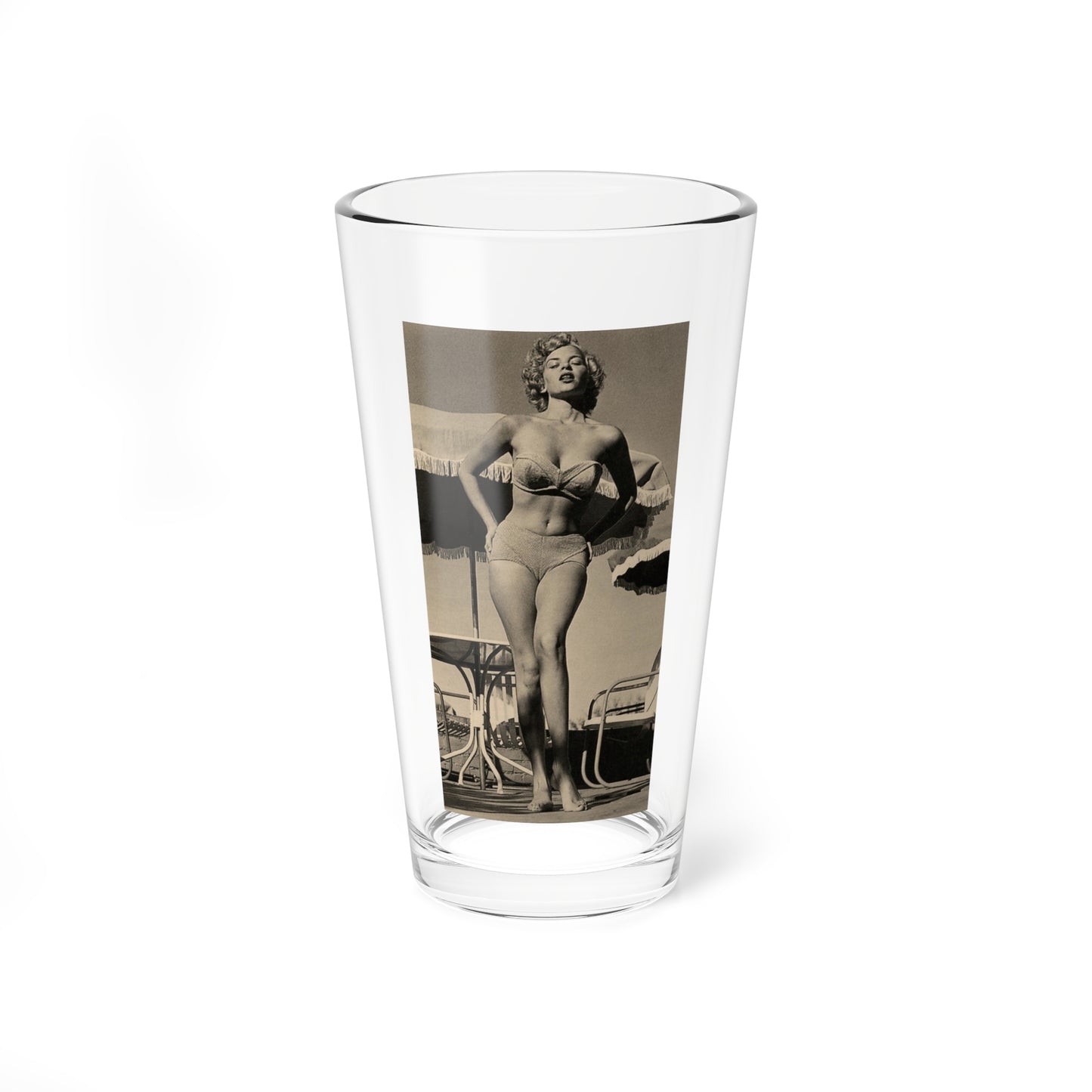 Eve Meyer #48 (Vintage Female Icon) Pint Glass 16oz-16oz-Go Mug Yourself