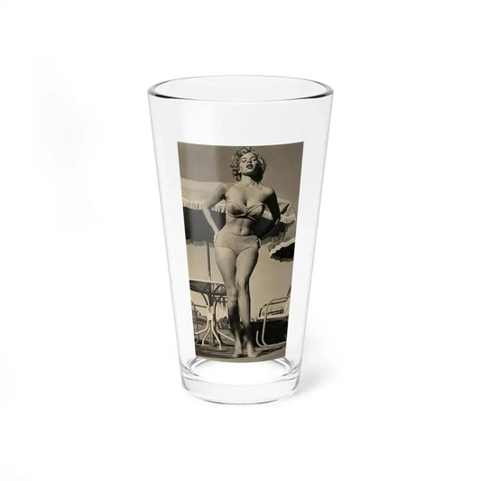 Eve Meyer #48 (Vintage Female Icon) Pint Glass 16oz 16oz - Go Mug Yourself