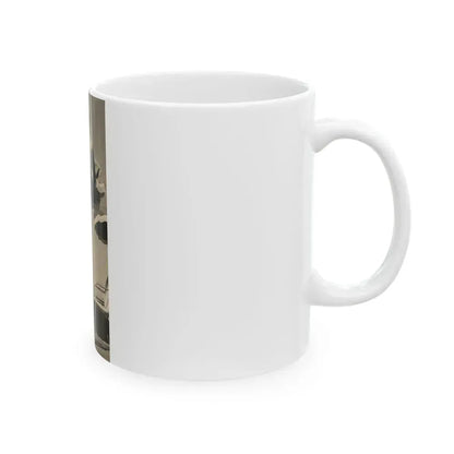 Eve Meyer #48 (Vintage Female Icon) White Coffee Mug - Go Mug Yourself