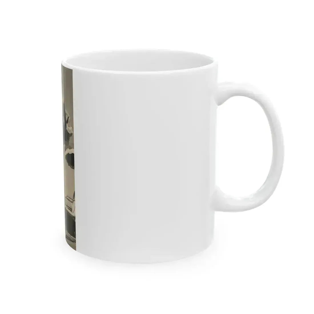 Eve Meyer #48 (Vintage Female Icon) White Coffee Mug - Go Mug Yourself