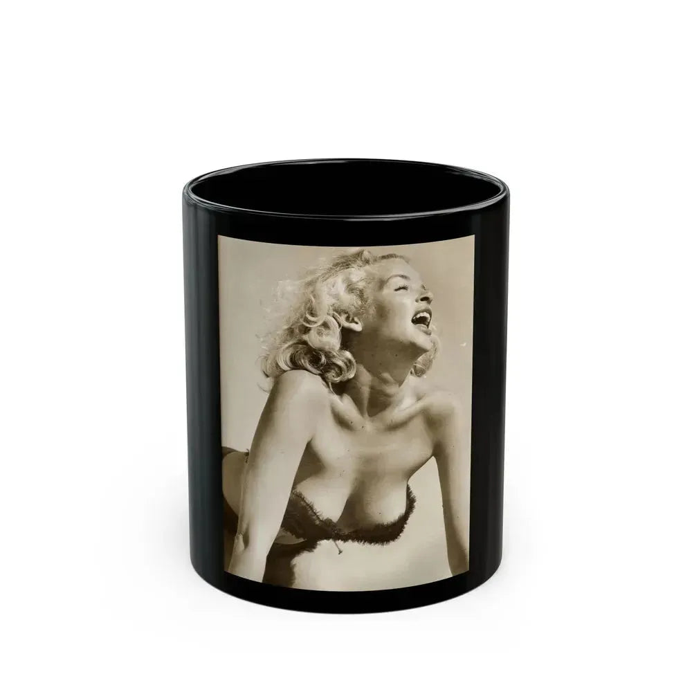 Eve Meyer #49 (Vintage Female Icon) Black Coffee Mug 11oz - Go Mug Yourself