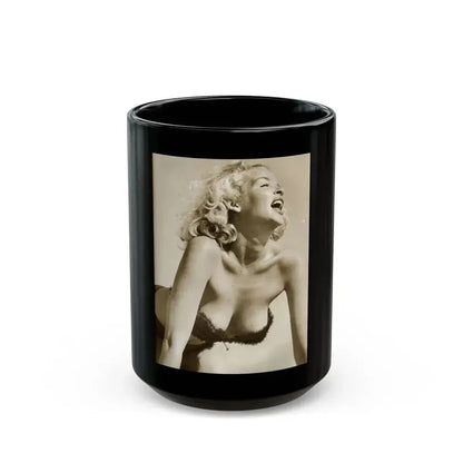 Eve Meyer #49 (Vintage Female Icon) Black Coffee Mug 15oz - Go Mug Yourself