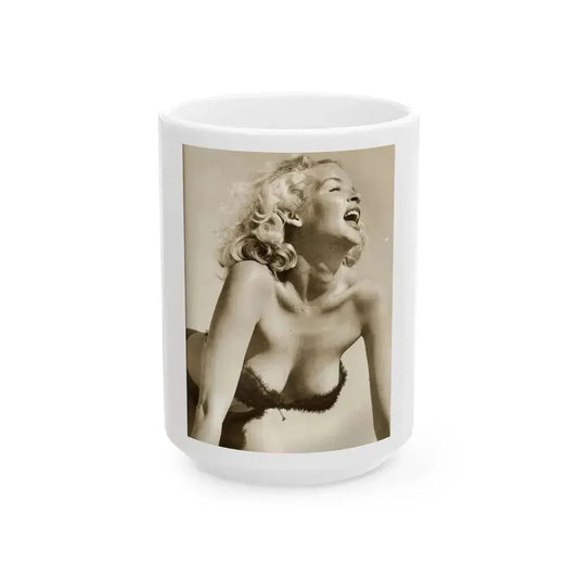 Eve Meyer #49 (Vintage Female Icon) White Coffee Mug 15oz - Go Mug Yourself