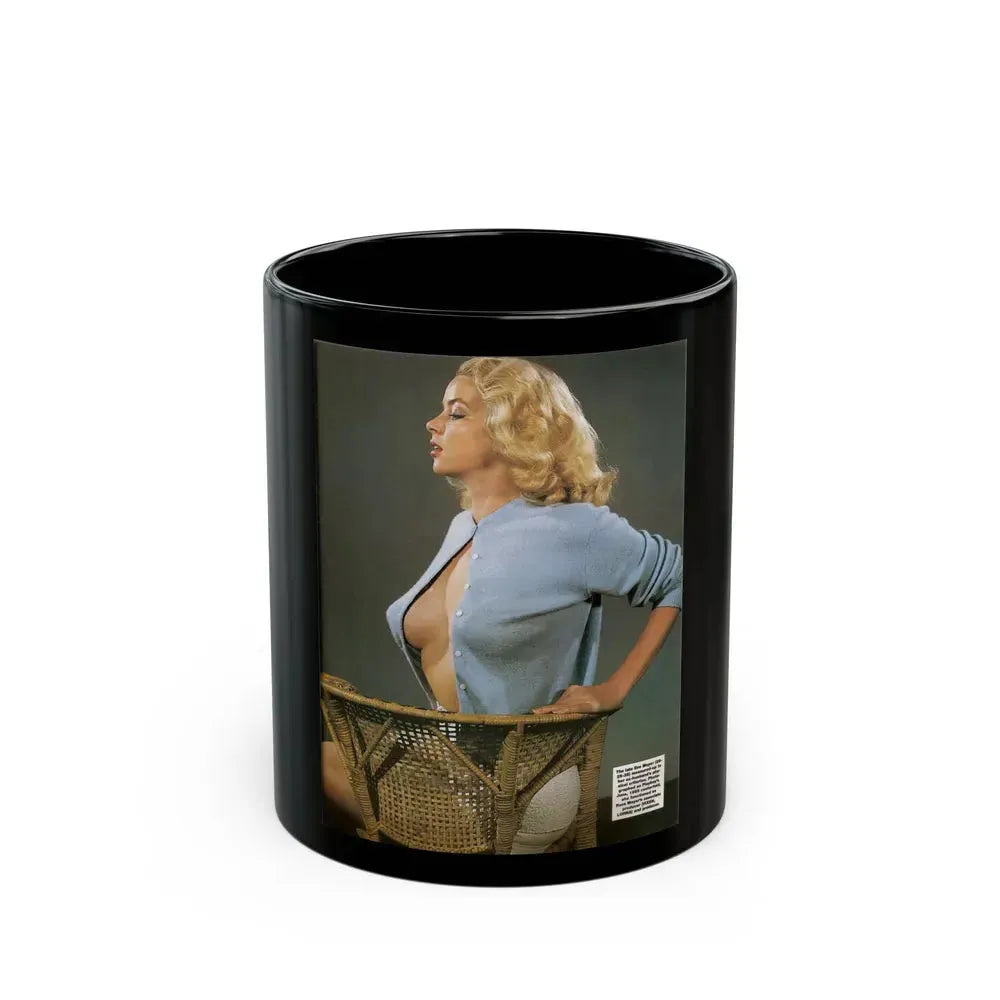 Eve Meyer #50 (Vintage Female Icon) Black Coffee Mug 11oz - Go Mug Yourself