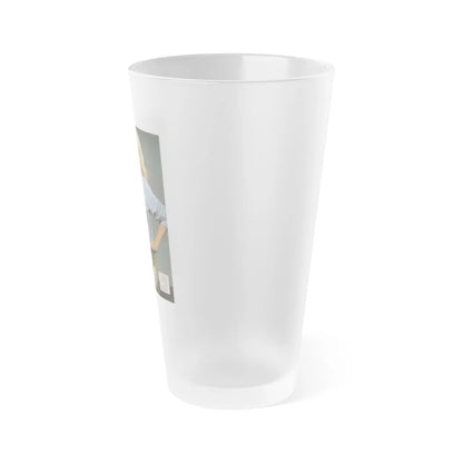 Eve Meyer #50 (Vintage Female Icon) Frosted Pint Glass 16oz-Go Mug Yourself