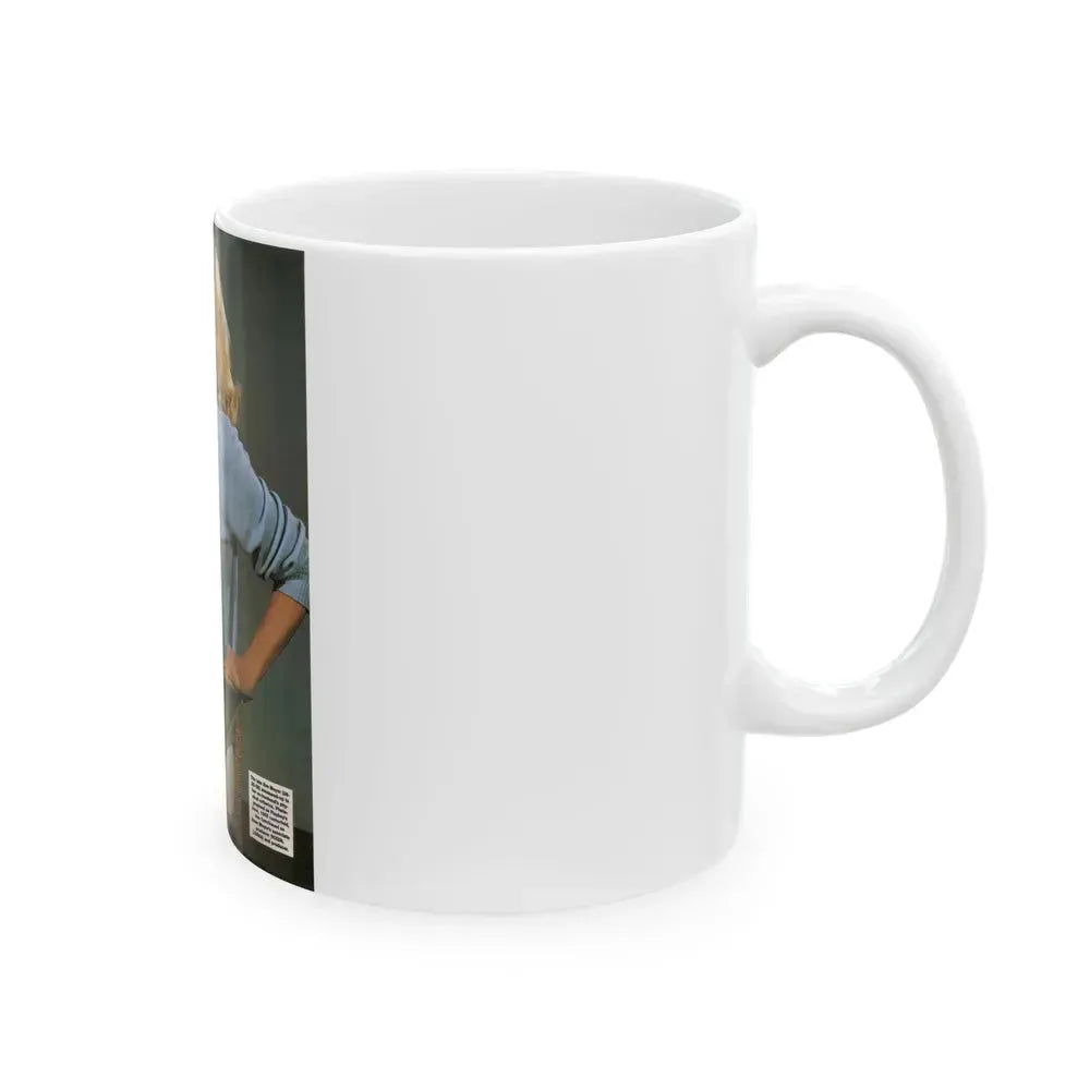 Eve Meyer #50 (Vintage Female Icon) White Coffee Mug - Go Mug Yourself