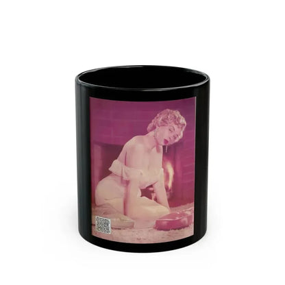 Eve Meyer #51 (Vintage Female Icon) Black Coffee Mug 11oz - Go Mug Yourself