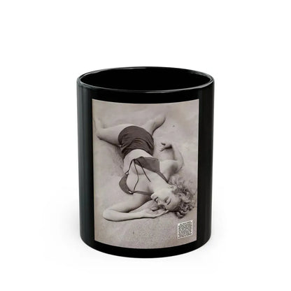 Eve Meyer #52 (Vintage Female Icon) Black Coffee Mug 11oz - Go Mug Yourself
