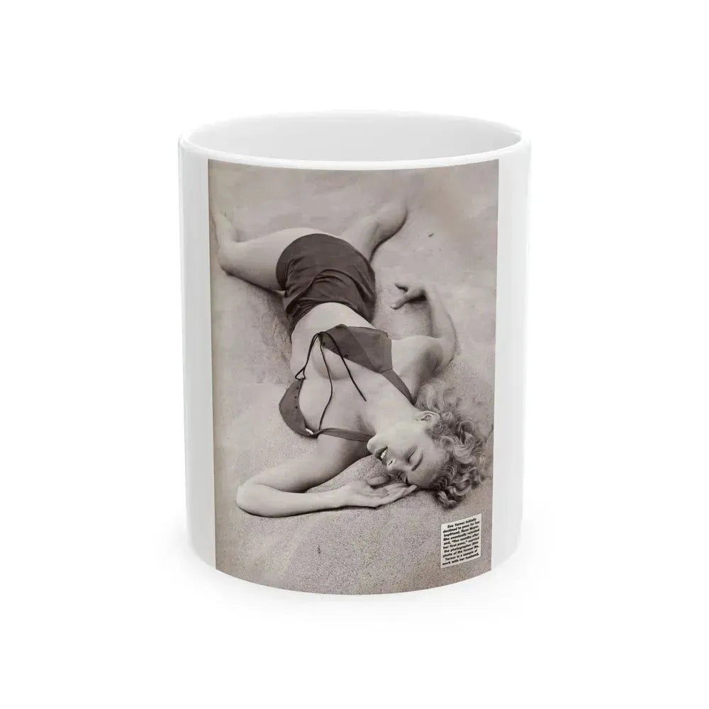 Eve Meyer #52 (Vintage Female Icon) White Coffee Mug 11oz - Go Mug Yourself