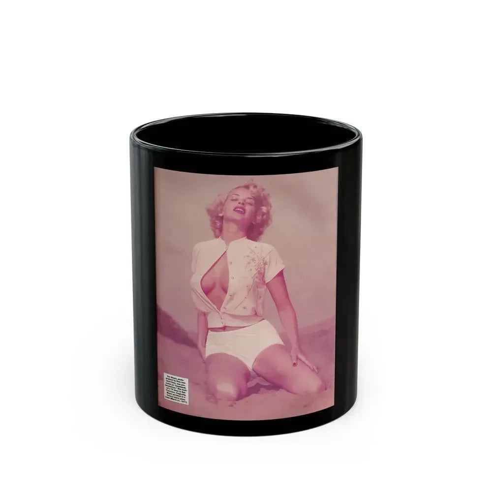 Eve Meyer #53 (Vintage Female Icon) Black Coffee Mug 11oz - Go Mug Yourself