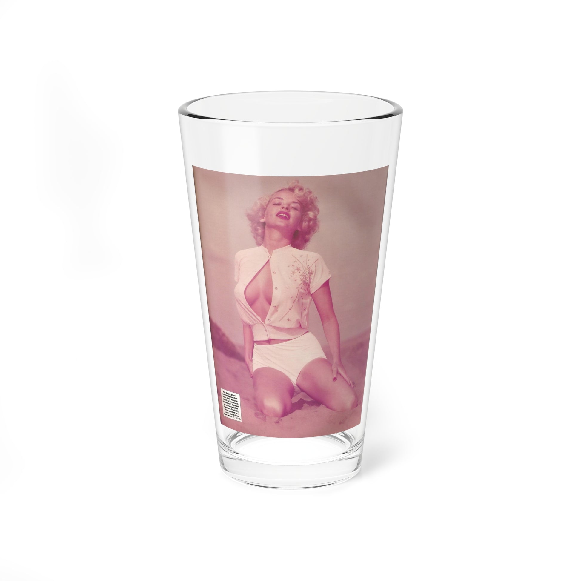 Eve Meyer #53 (Vintage Female Icon) Pint Glass 16oz-16oz-Go Mug Yourself