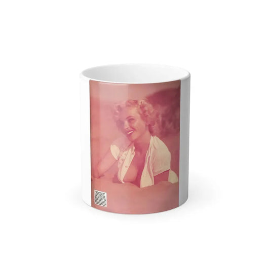 Eve Meyer #54 (Vintage Female Icon) Color Changing Coffee Mug 11oz - Go Mug Yourself
