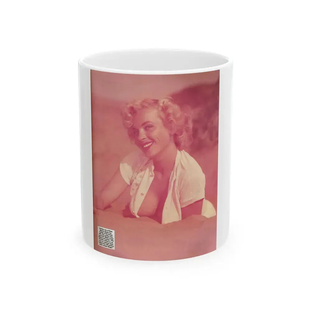 Eve Meyer #54 (Vintage Female Icon) White Coffee Mug 11oz - Go Mug Yourself