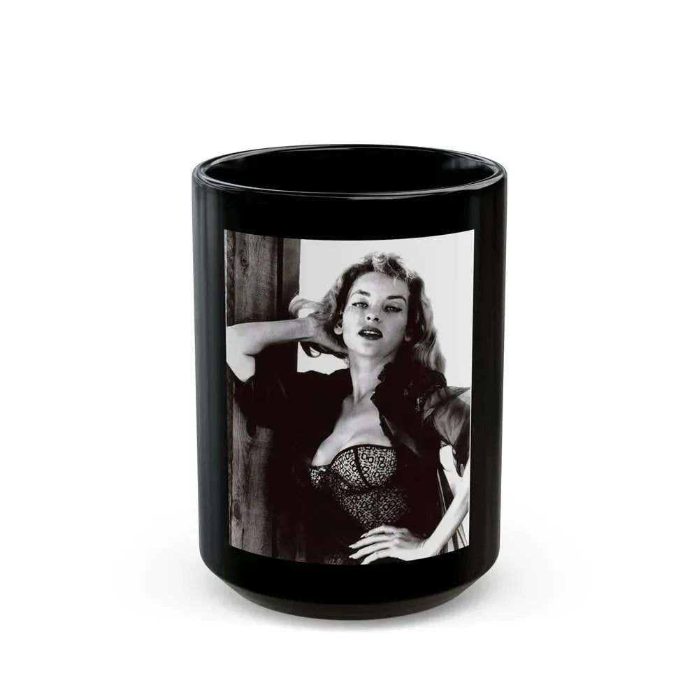 Eve Meyer #60 (Vintage Female Icon) Black Coffee Mug 15oz - Go Mug Yourself