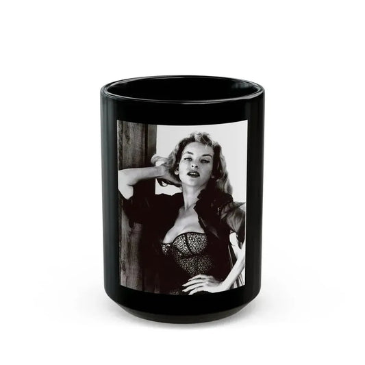 Eve Meyer #60 (Vintage Female Icon) Black Coffee Mug 15oz - Go Mug Yourself