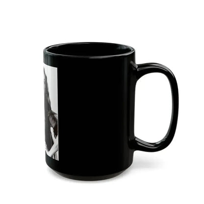Eve Meyer #60 (Vintage Female Icon) Black Coffee Mug - Go Mug Yourself