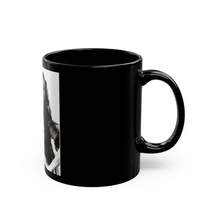 Eve Meyer #60 (Vintage Female Icon) Black Coffee Mug - Go Mug Yourself