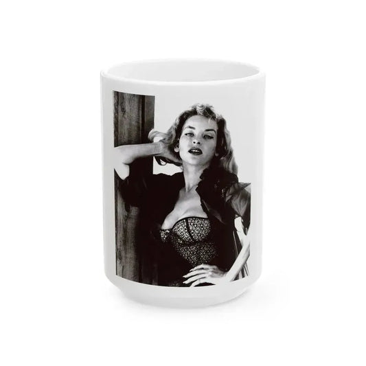 Eve Meyer #60 (Vintage Female Icon) White Coffee Mug 15oz - Go Mug Yourself