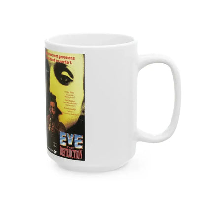 EVE OF DESTRUCTION EXCALIBUR (VHS COVER) - White Coffee Mug - Go Mug Yourself