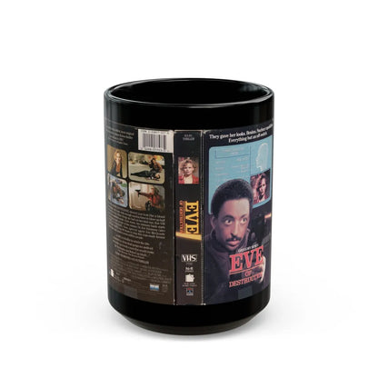 EVE OF DESTRUCTION (VHS COVER) - Black Coffee Mug-15oz-Go Mug Yourself