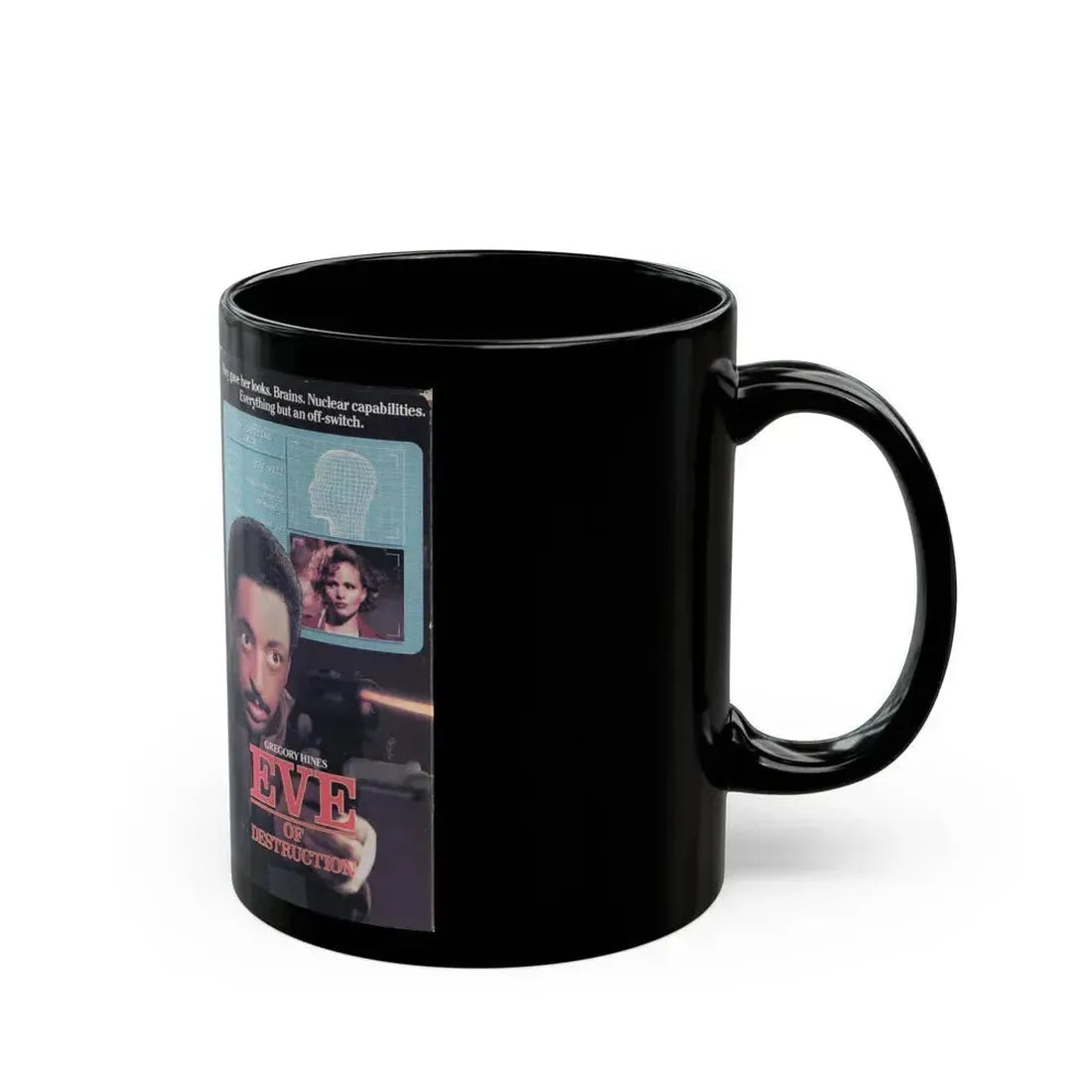 EVE OF DESTRUCTION (VHS COVER) - Black Coffee Mug - Go Mug Yourself