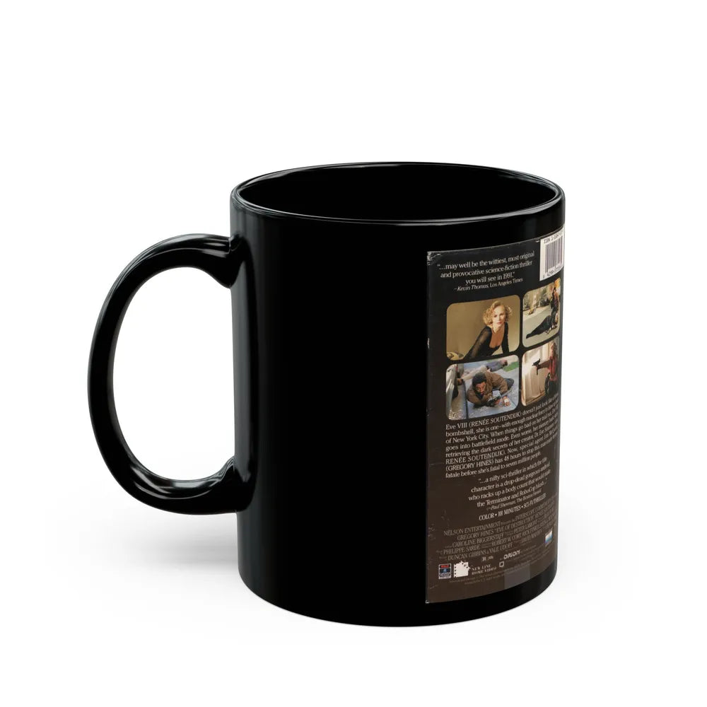 EVE OF DESTRUCTION (VHS COVER) - Black Coffee Mug-Go Mug Yourself