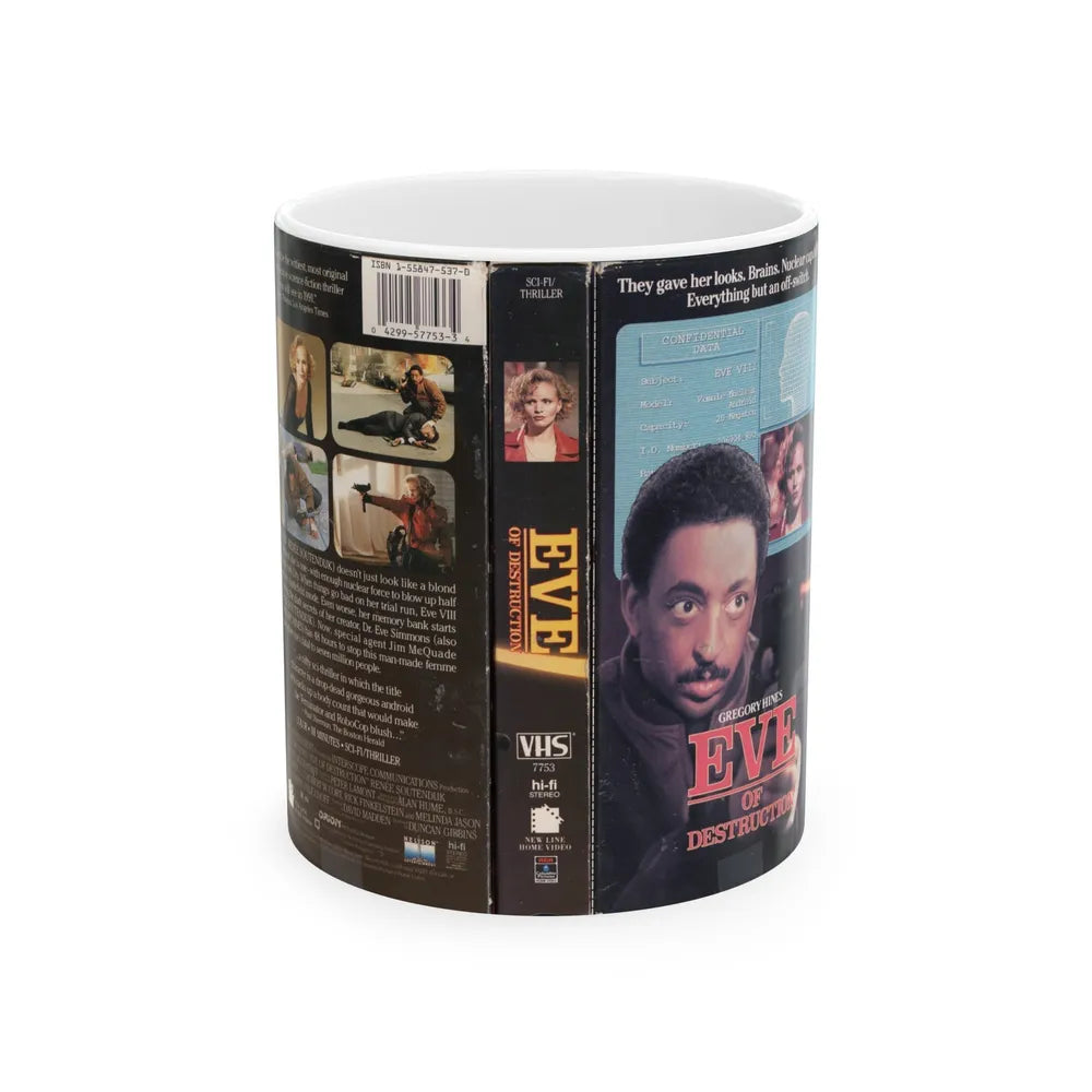 EVE OF DESTRUCTION (VHS COVER) - White Coffee Mug-11oz-Go Mug Yourself