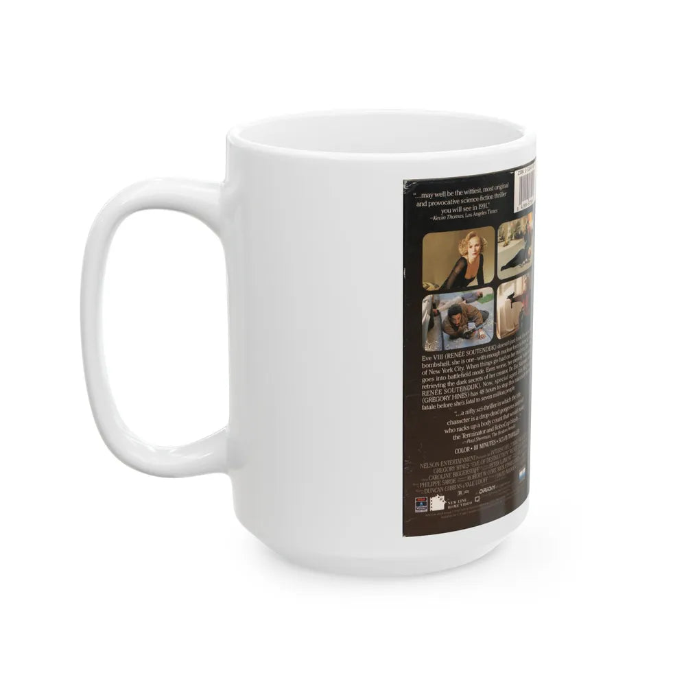 EVE OF DESTRUCTION (VHS COVER) - White Coffee Mug-Go Mug Yourself