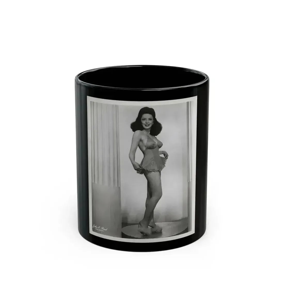 Evelyn West #01 (Vintage Female Icon) Black Coffee Mug 11oz - Go Mug Yourself